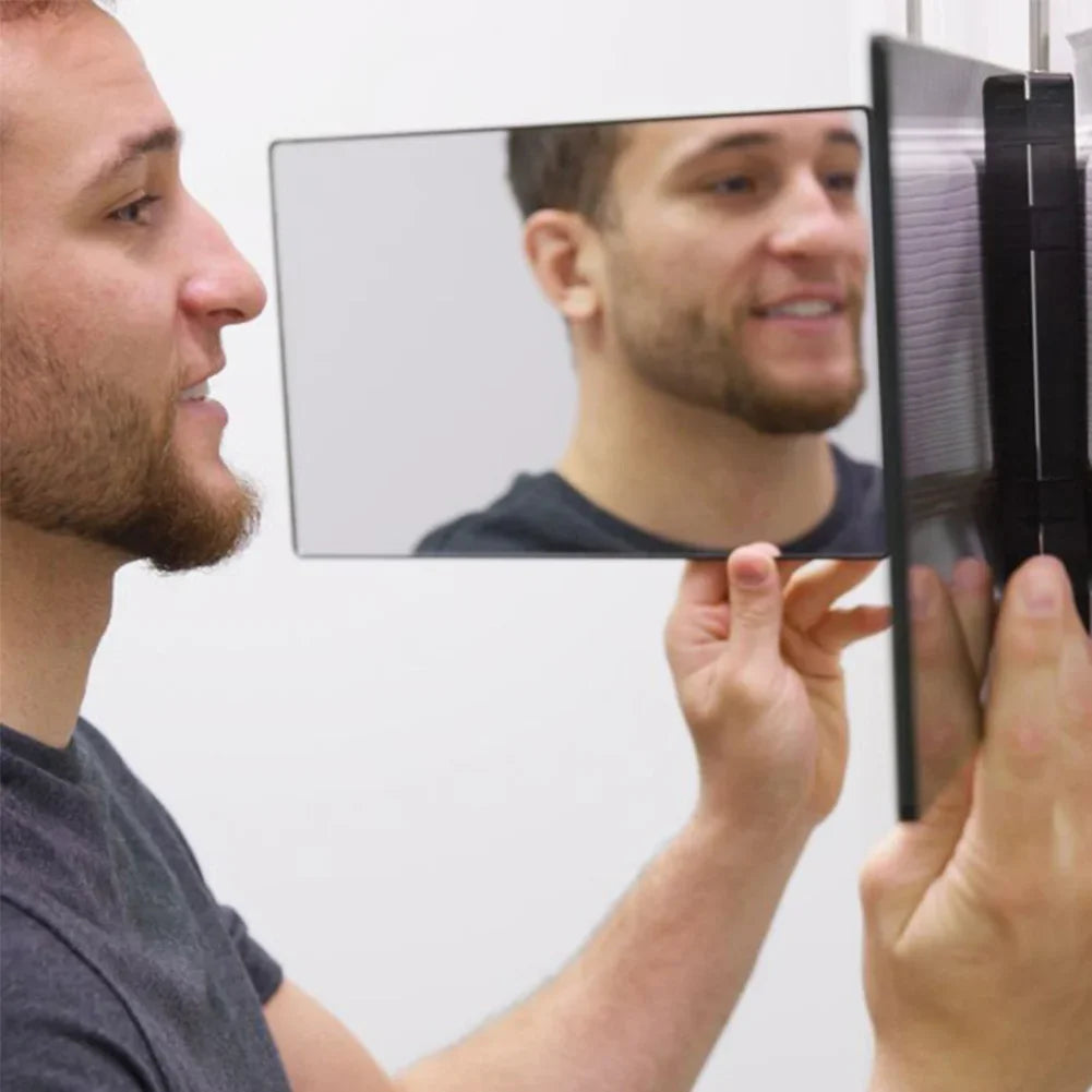 LED Trifold Self Haircut Mirror