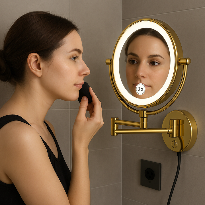 LED Wall Mount Makeup Mirror