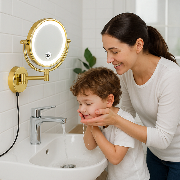 LED Wall Mount Makeup Mirror