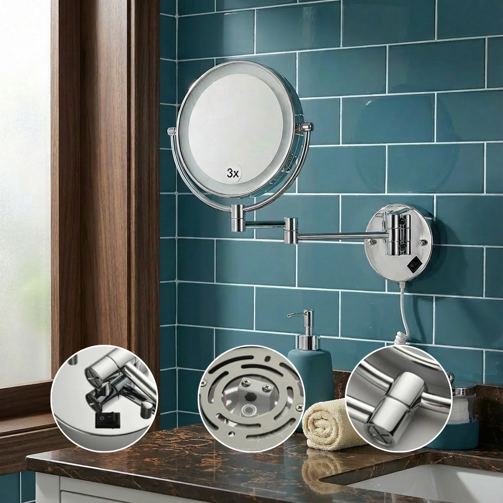 LED Wall Mount Vanity Mirror