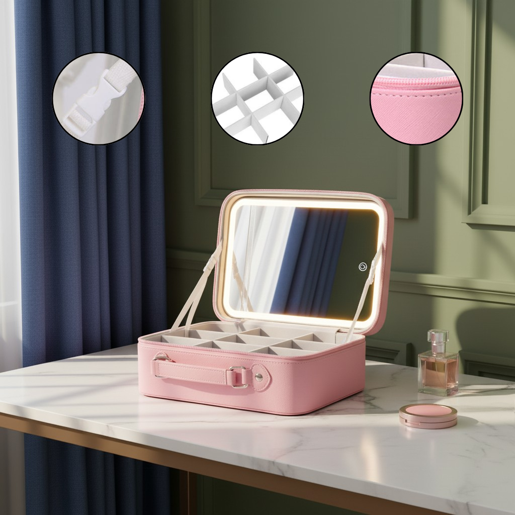 Laromni Travel Makeup Bag