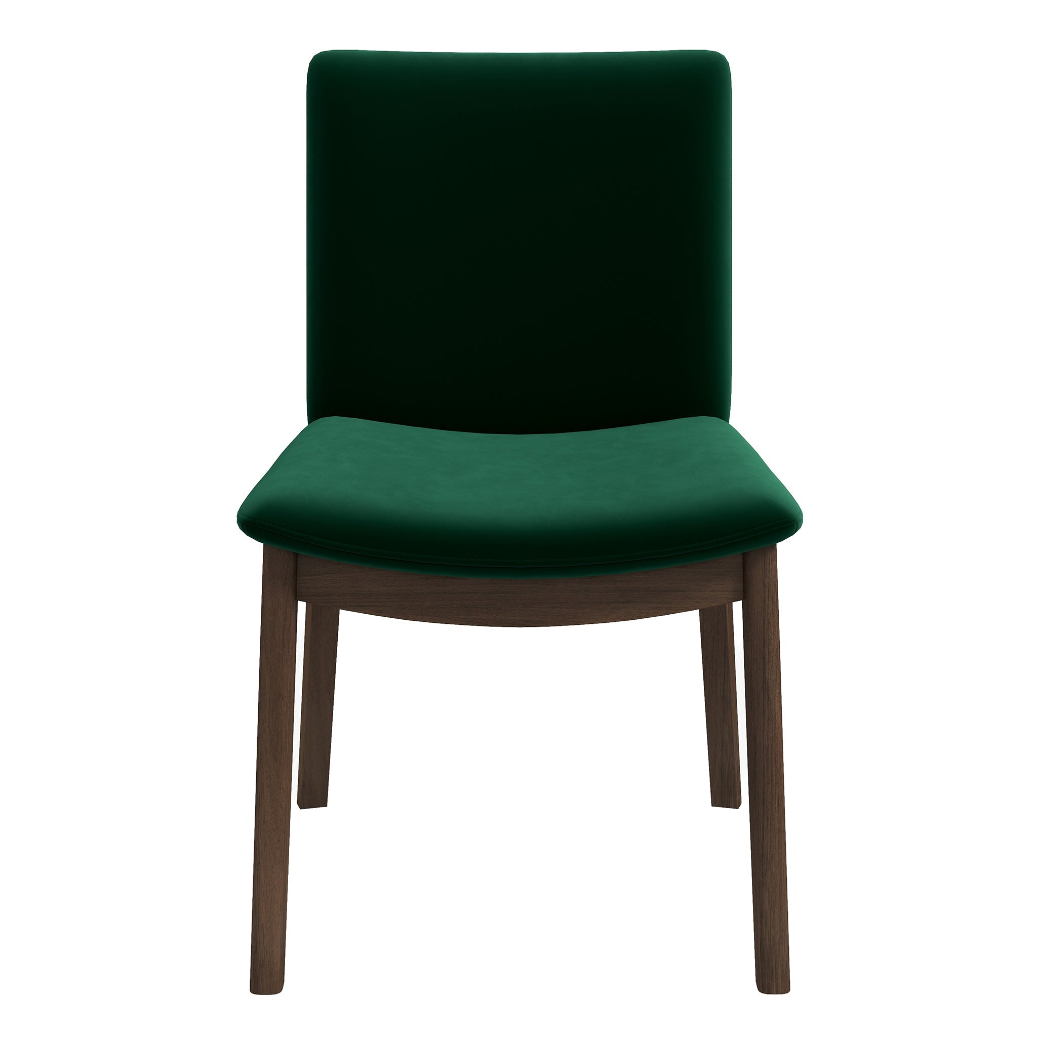 Laura Green Velvet Solid Wood Dining Chair