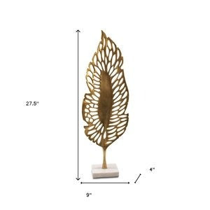 Leaf Tabletop Sculpture
