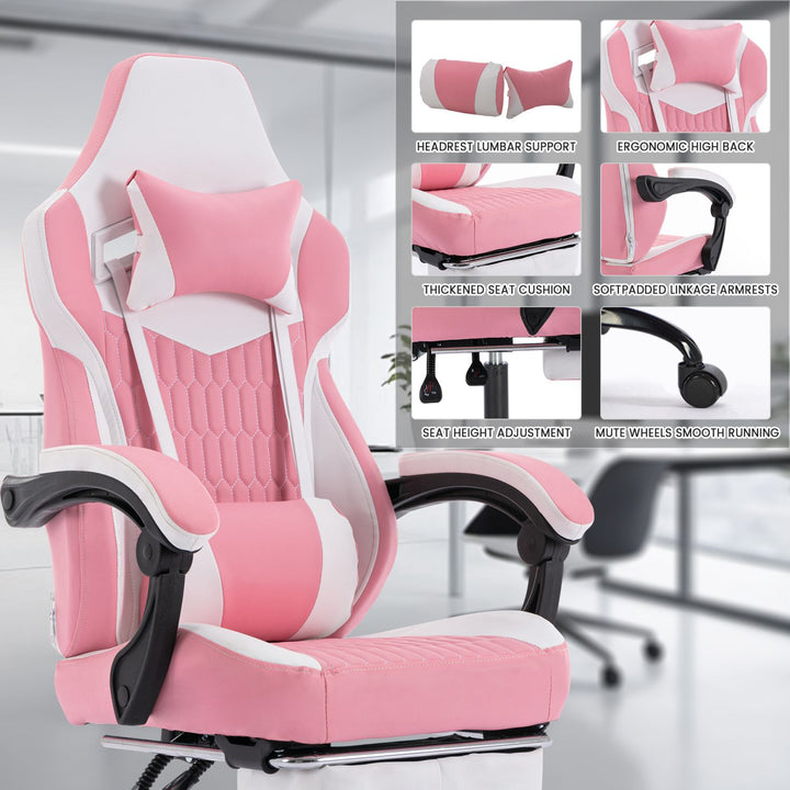  Leather Ergonomic Gamer Chair 
