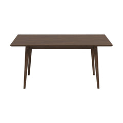 Levi Modern Style Solid Wood Rectangular Dining Kitchen Table 63"