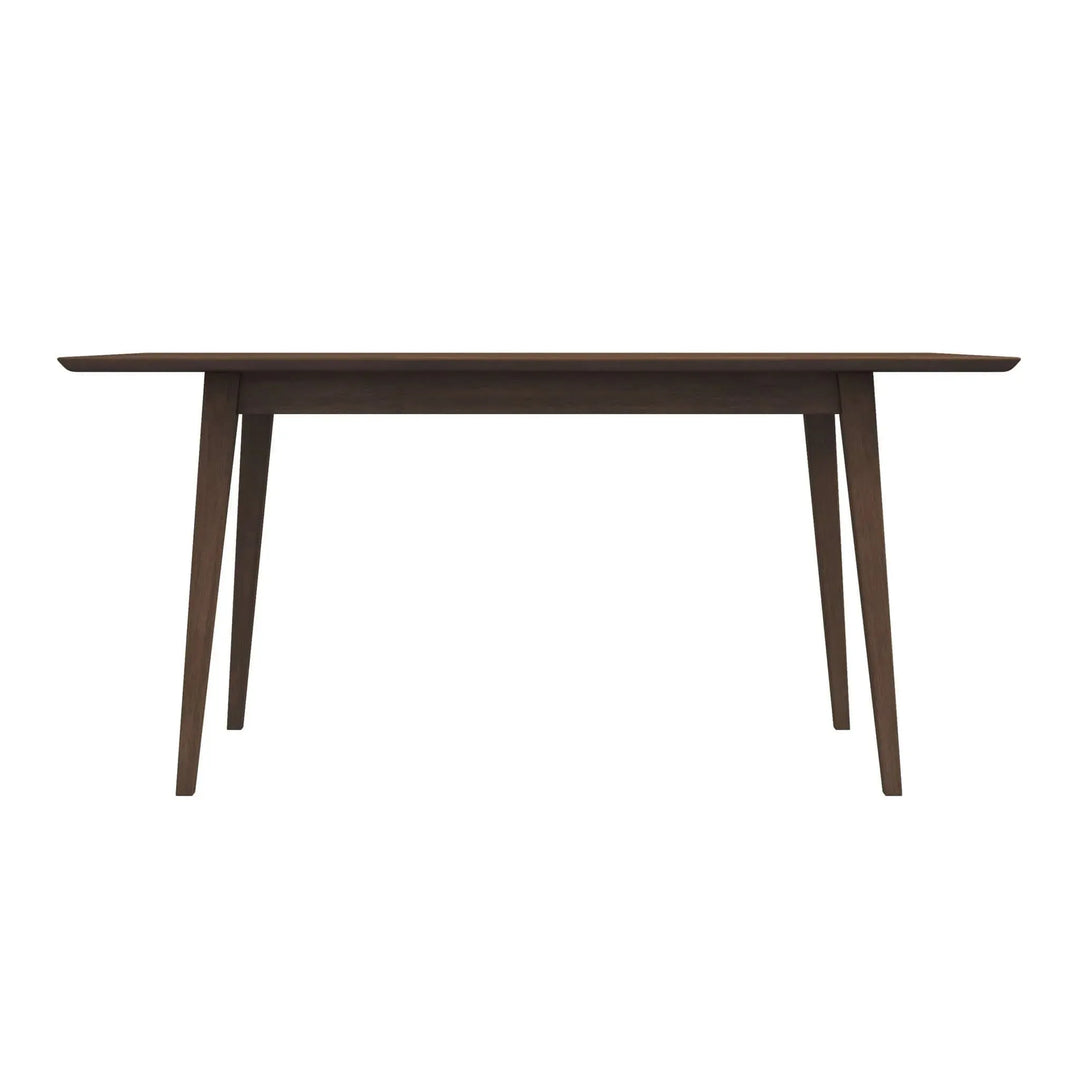 Levi Modern Style Solid Wood Rectangular Dining Kitchen Table 47" White