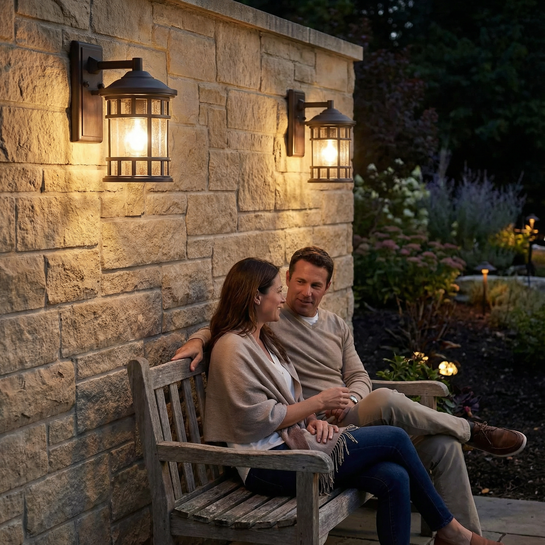 Antique Bronze Canister Outdoor Wall Light – Timeless Elegance & Focused Illumination | Outdoor Sconce | Trufairs