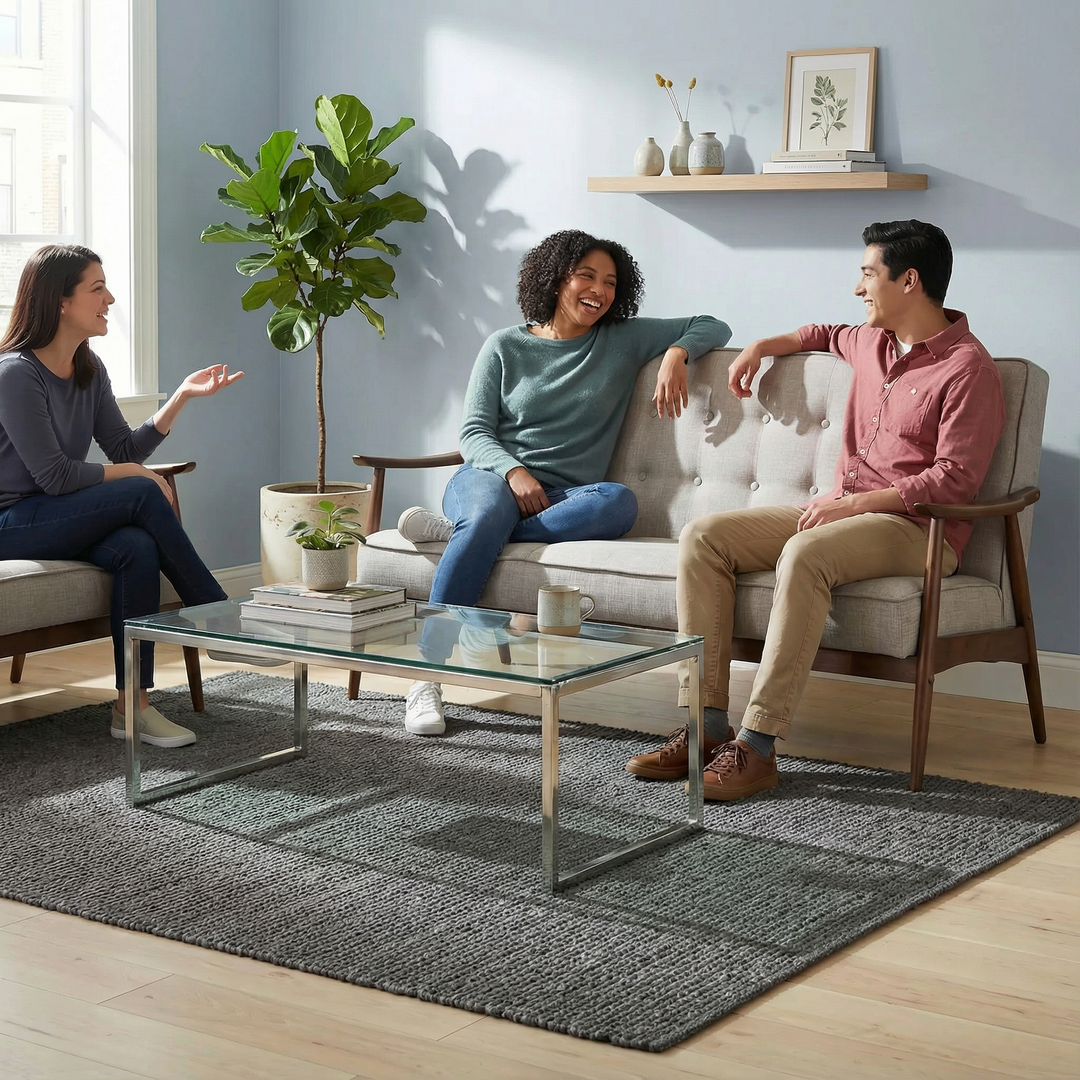 Rocky Sofa PuttyRocky Sofa Putty – Sleek Mid-Century Modern Comfort | Sofa | Trufairs