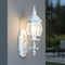 Vintage White Glass Globe Outdoor Wall Light – Durable Cast Aluminum & Bright Ambient Glow | Garden Sconce | Trufairs