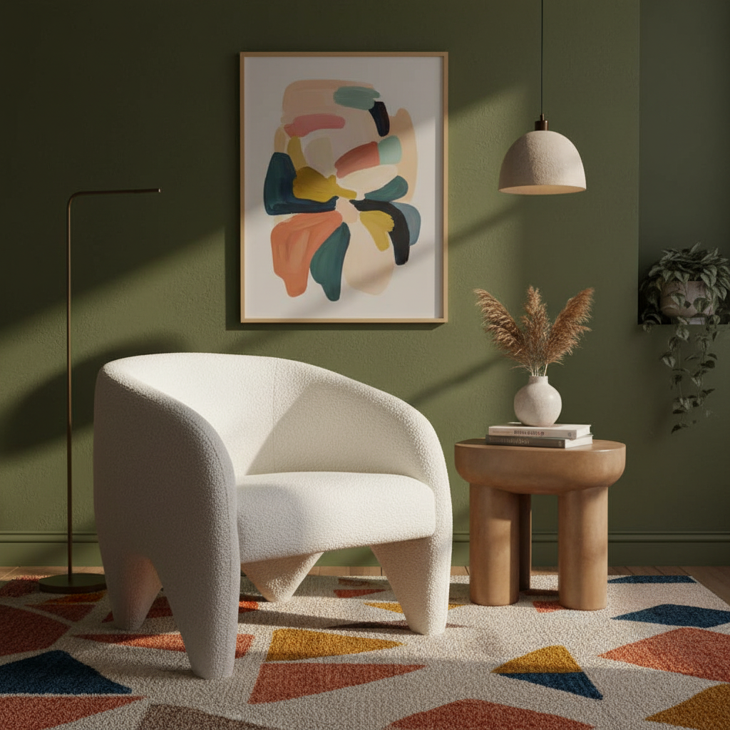 Lopta White Accent Chair – Modern Deco Glam Opulence | Accent Chair | Trufairs