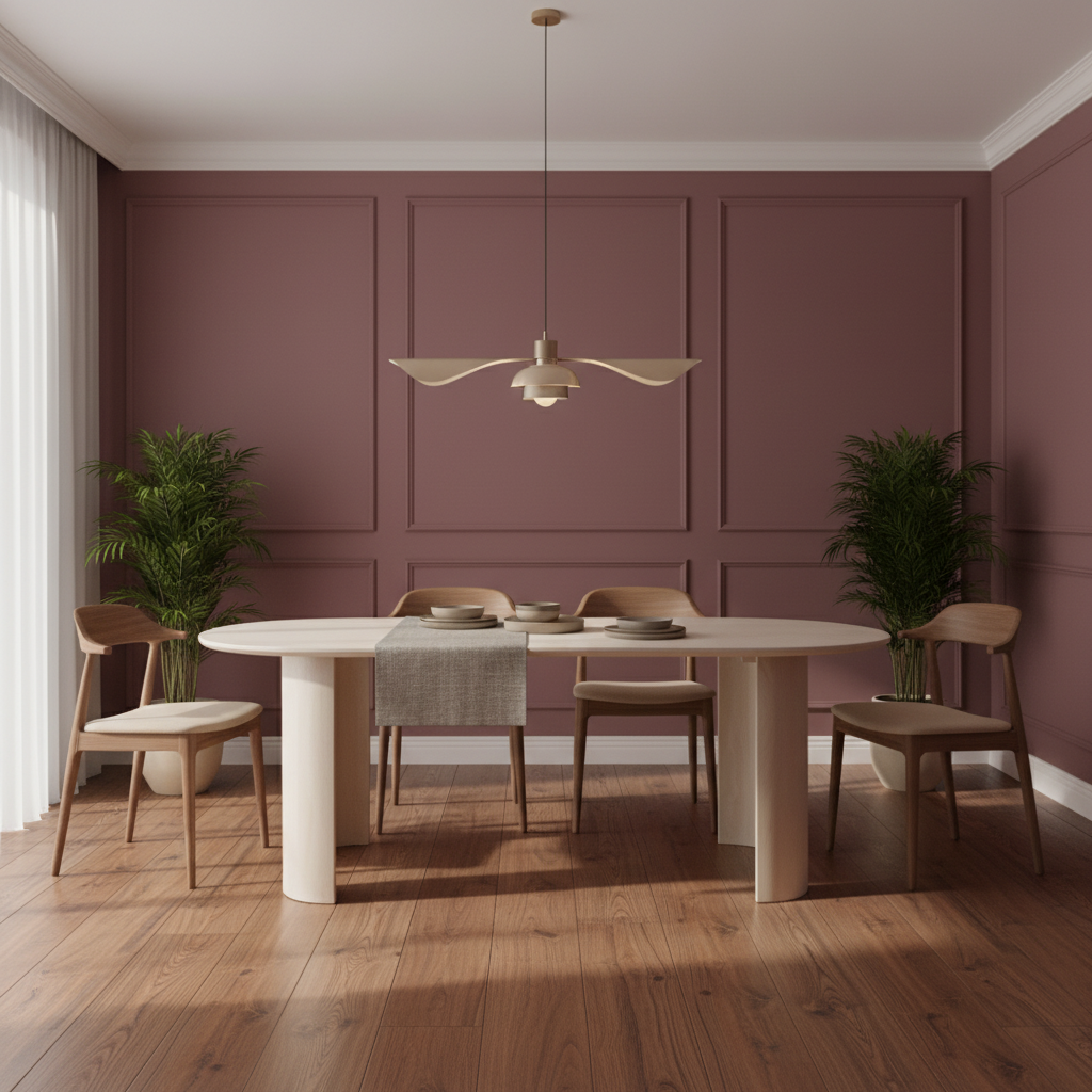 Natural Grain Dining Table – Organic Warmth | Spacious Modern Centerpiece | Trufairs