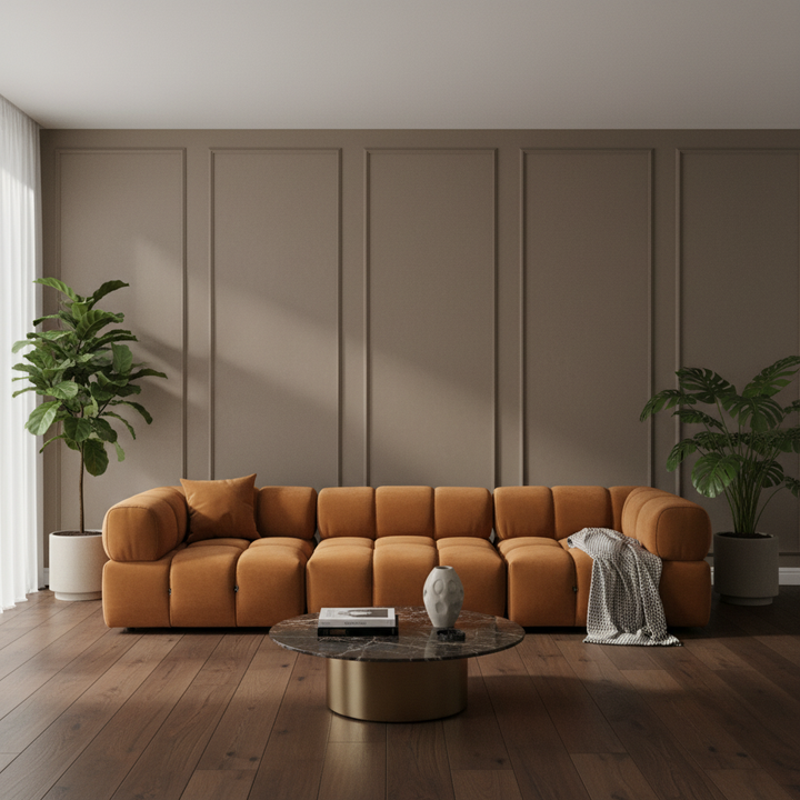 Rist Brown Corner Chair – Cozy Elegance & Support | Accent Chair | Trufairs