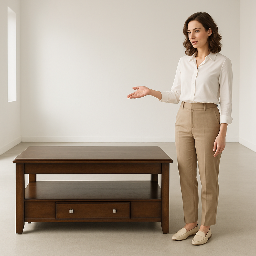 Lift-Top Cocktail Table