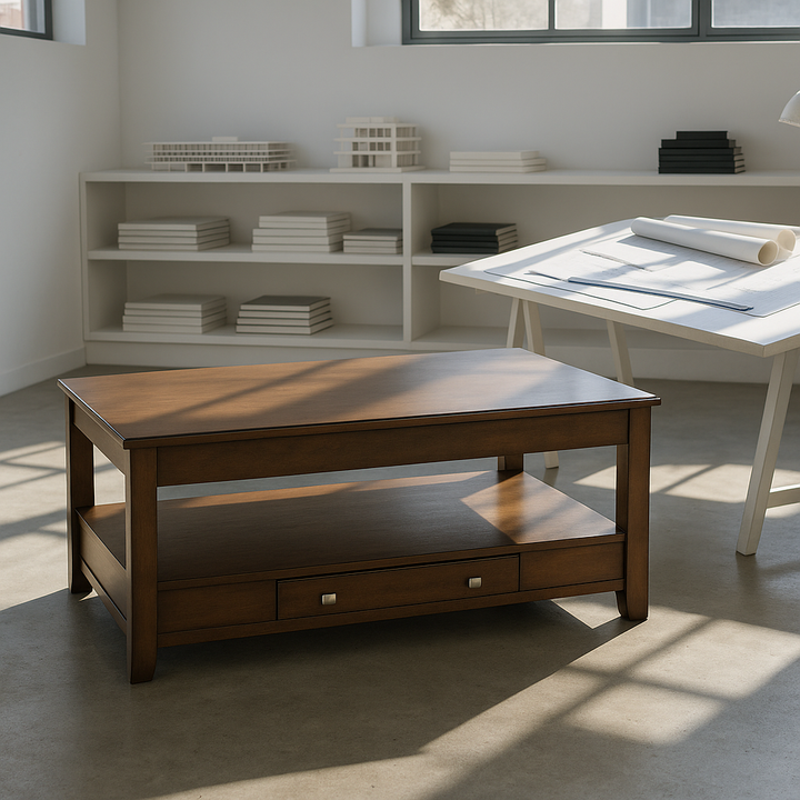 Lift-Top Cocktail Table
