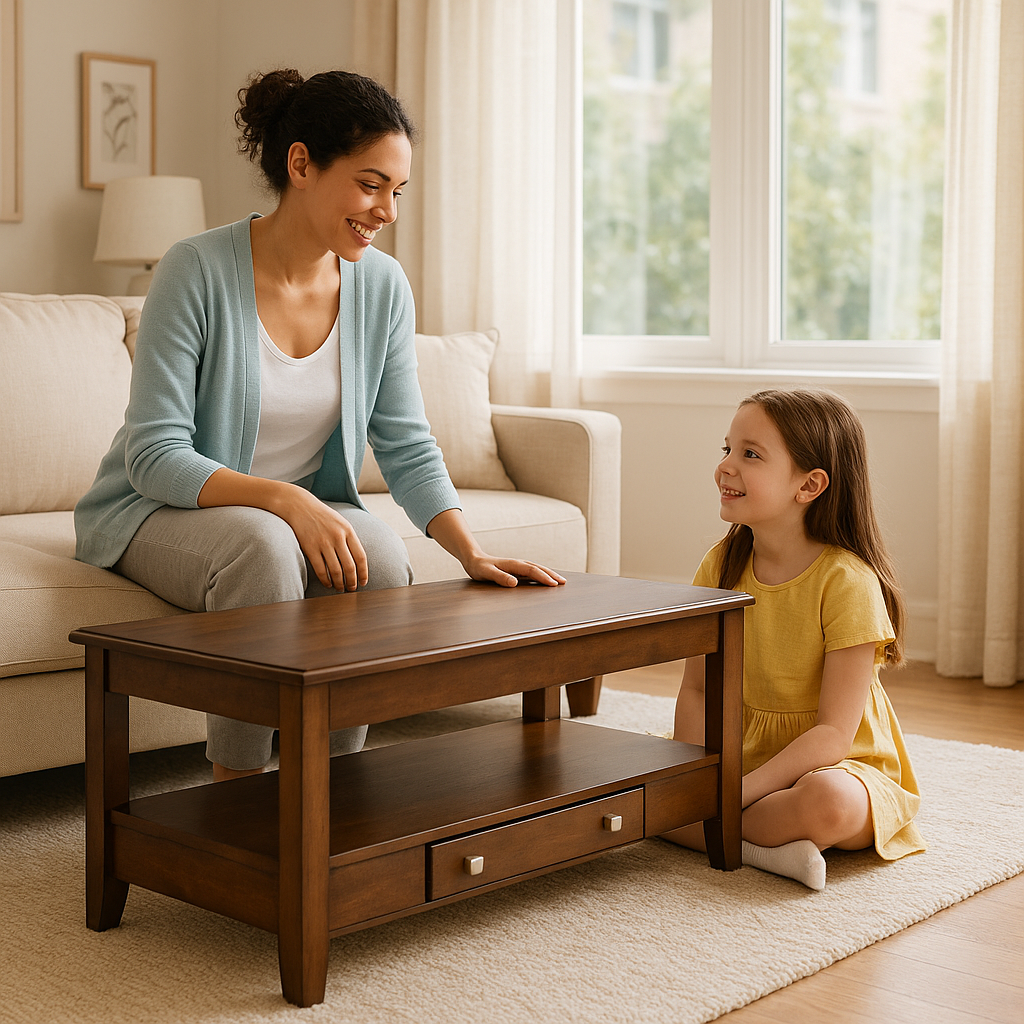 Lift-Top Cocktail Table