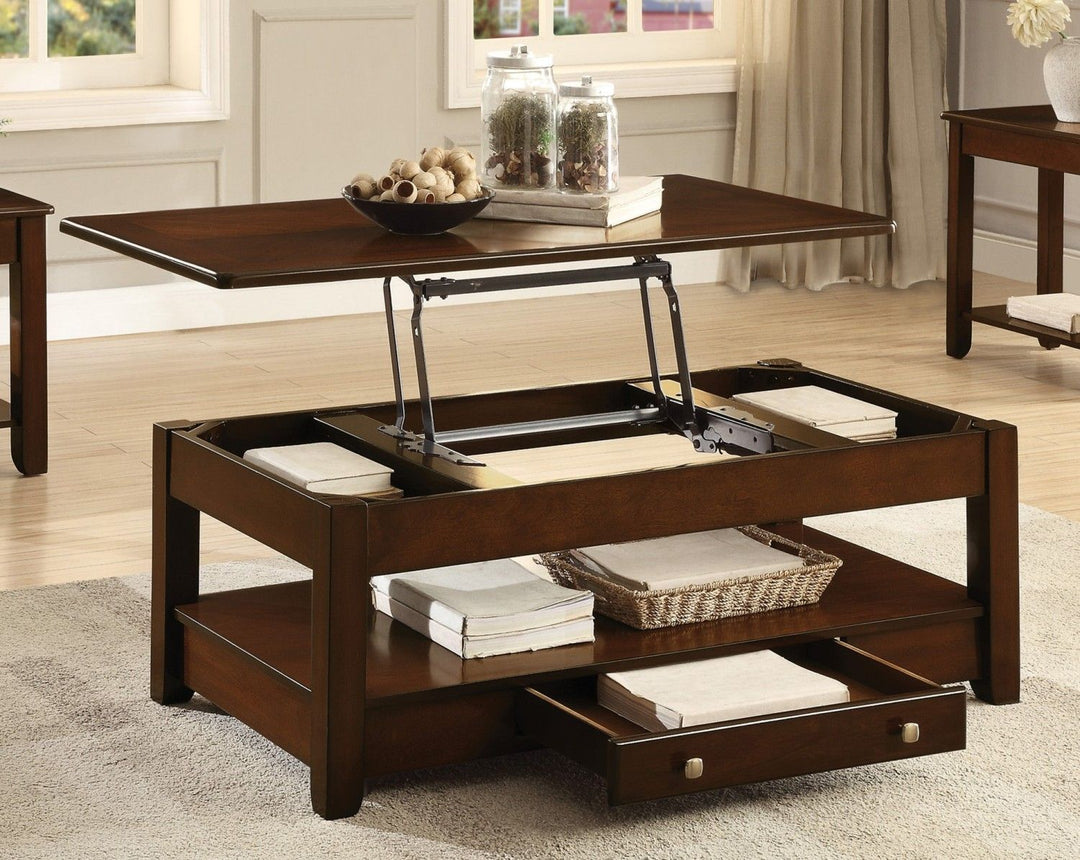 Lift-Top Cocktail Table