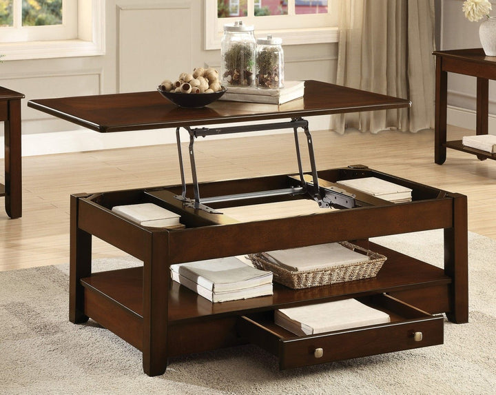 Lift-Top Cocktail Table