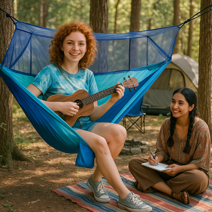 Light Portable Nylon Swing Hanging Bed
