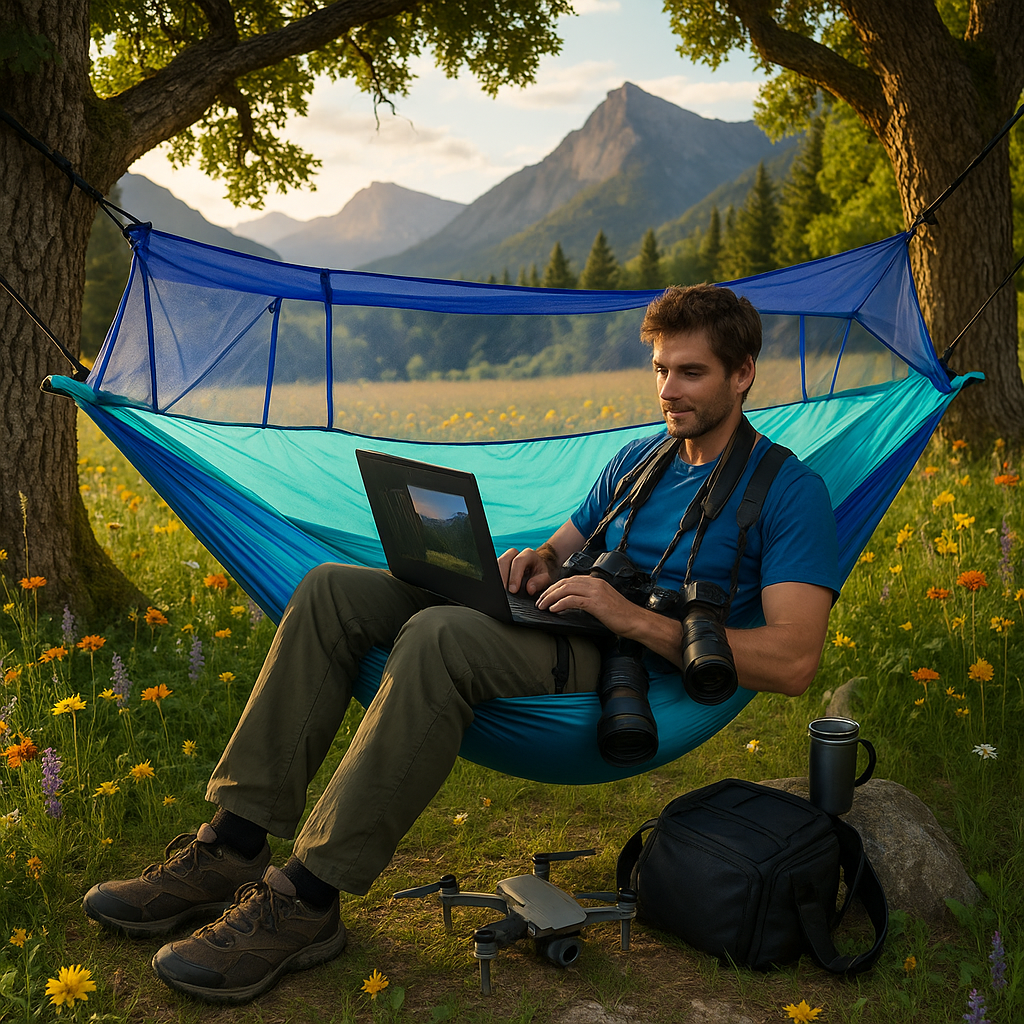 Light Portable Nylon Swing Hanging Bed