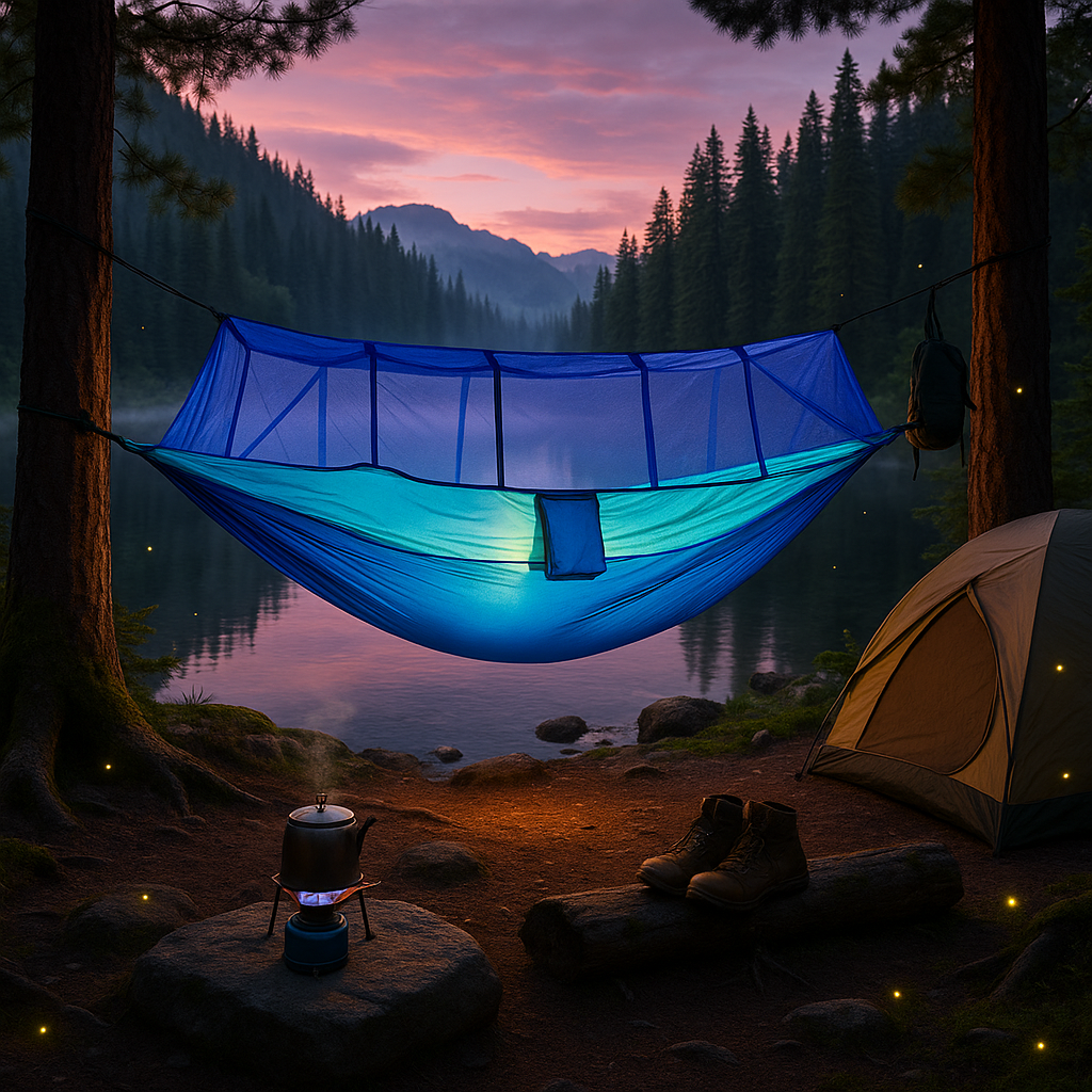 Light Portable Nylon Swing Hanging Bed