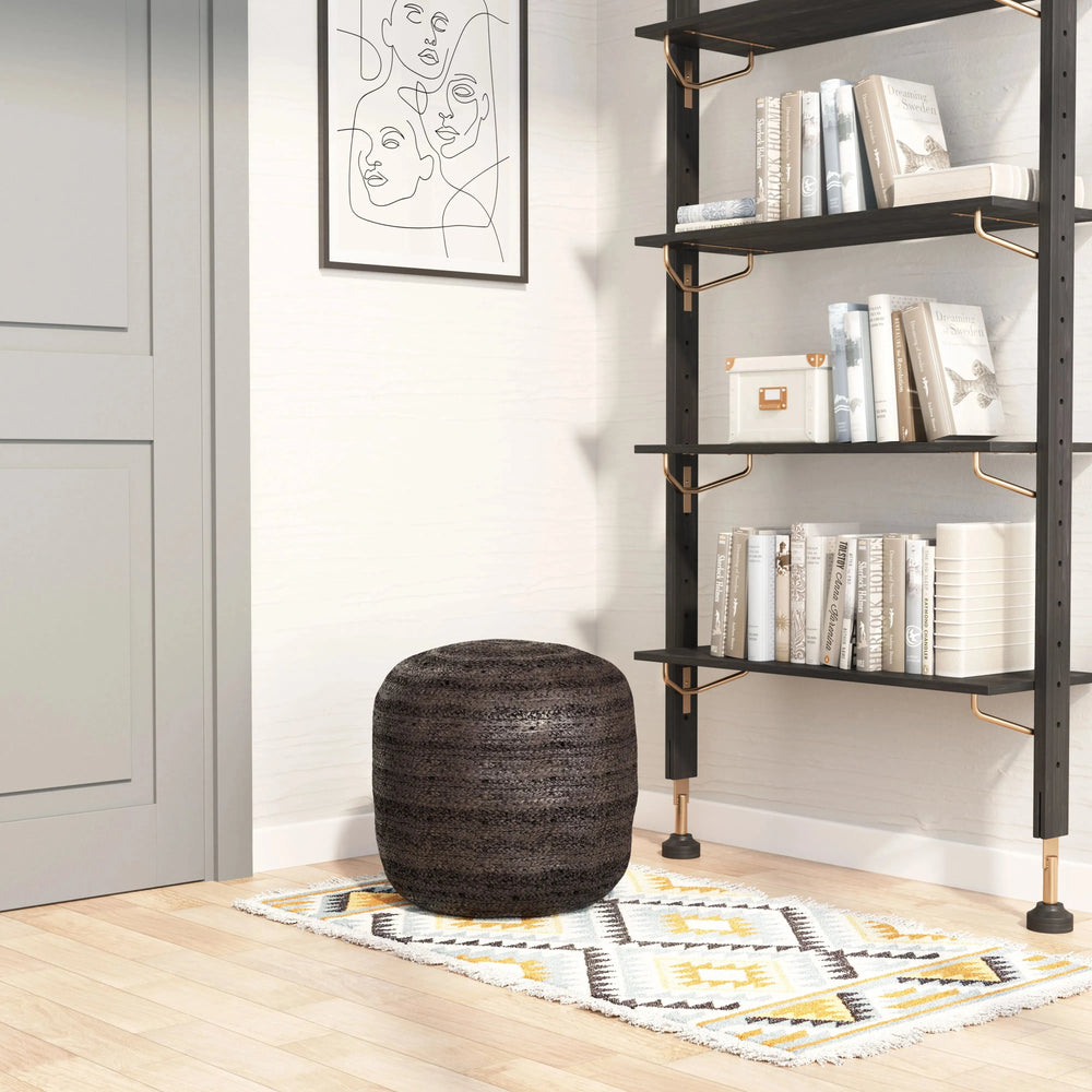 Lillian Ottoman Black-2