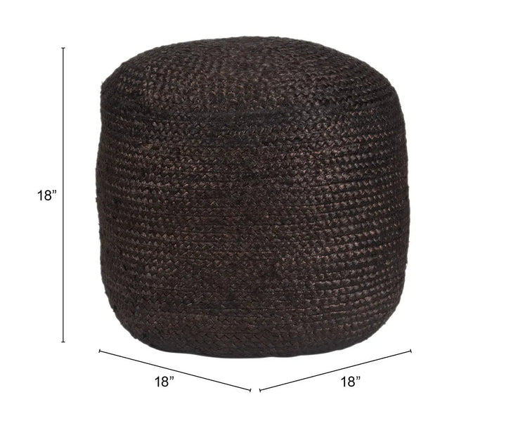 Lillian Ottoman Black-9
