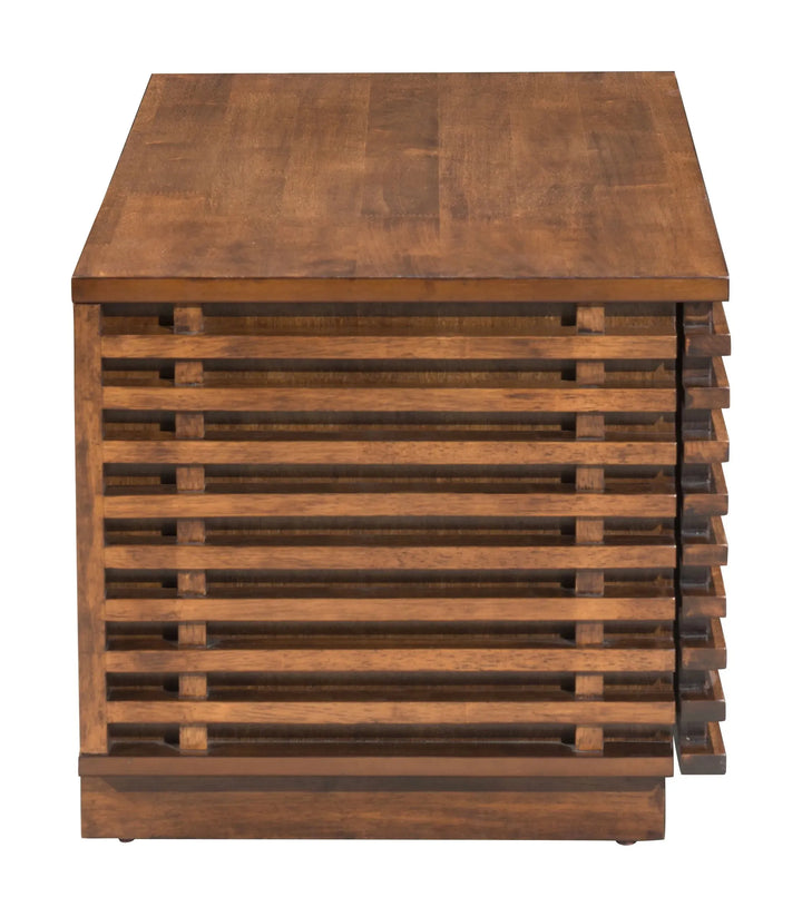 Linea Narrow Entertainment Stand Walnut