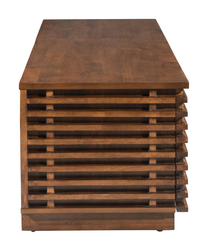 Linea Wide Entertainment Stand Walnut