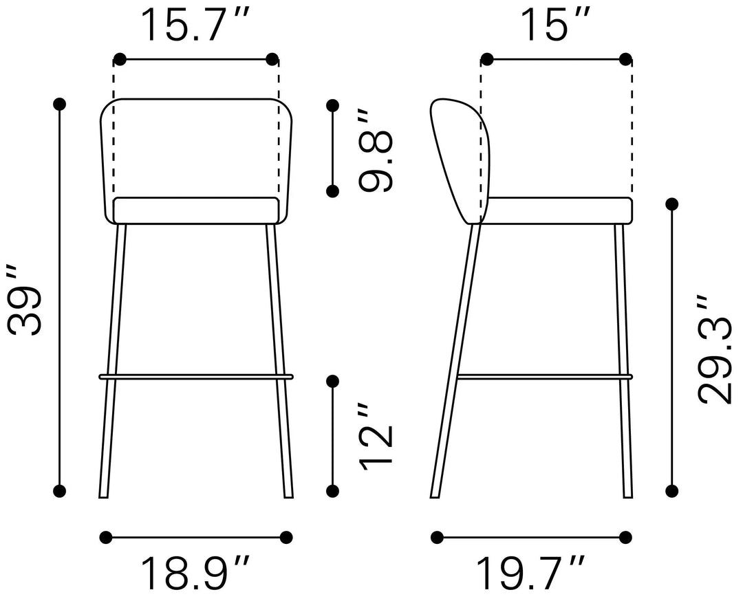Linz Barstool Cream 