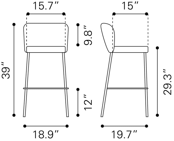Linz Barstool Cream 