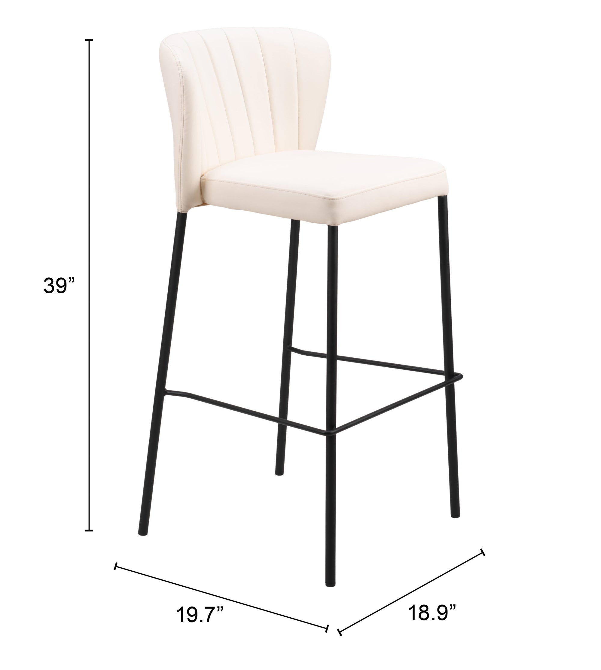 Linz Barstool Cream 