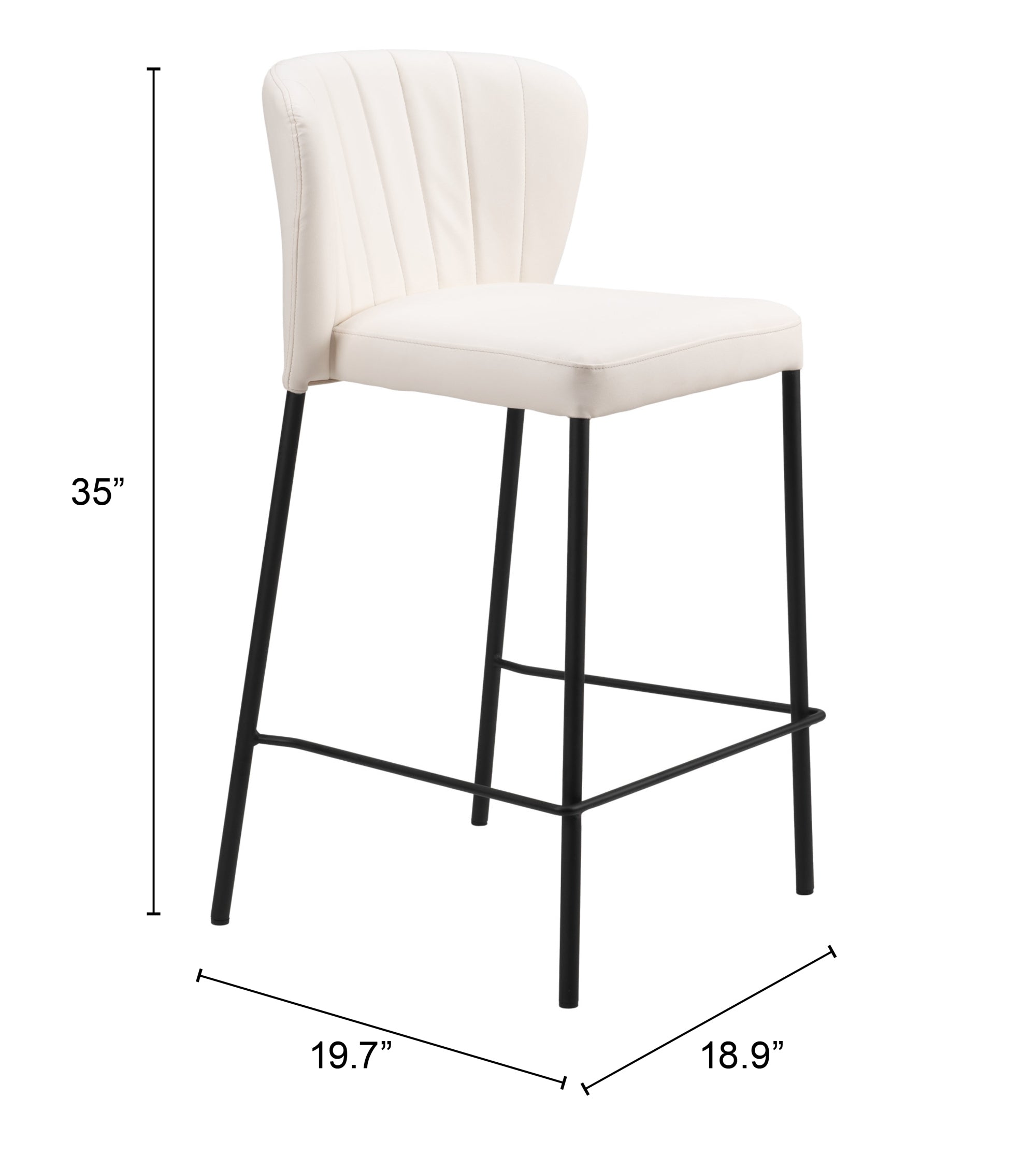 Linz Counter Stool Cream