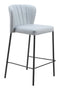 Linz Counter Stool (Set of 2) Gray