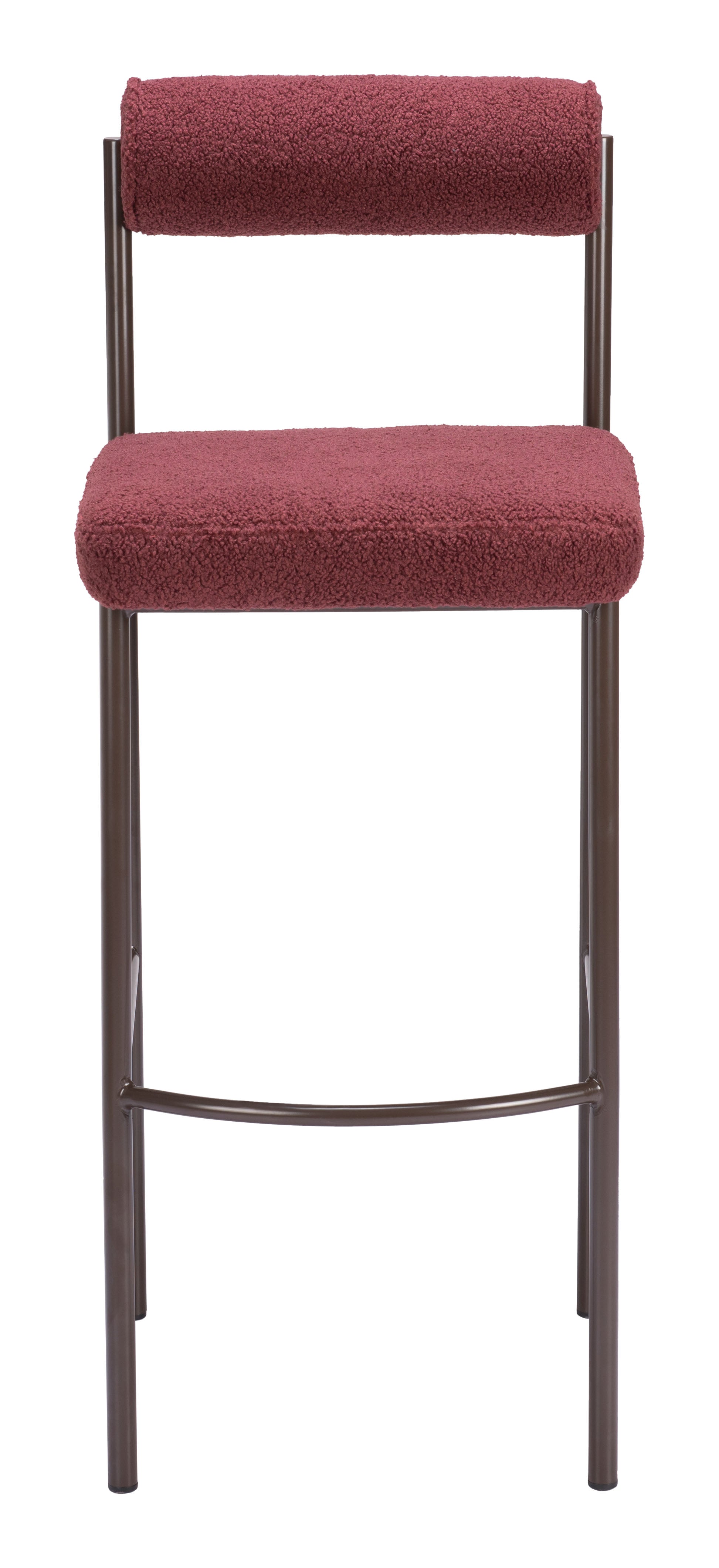 Livorno Barstool Red & Bronze