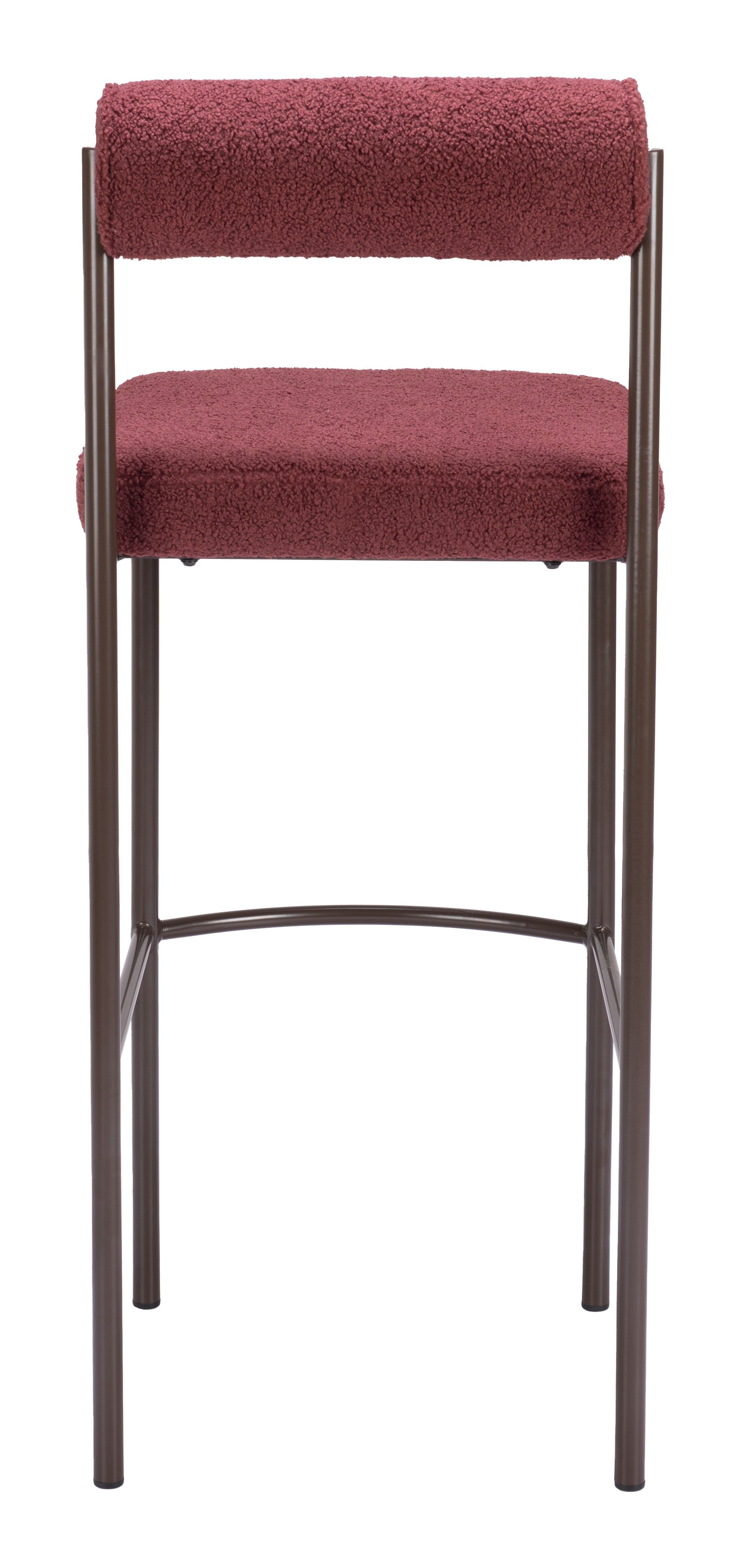 Livorno Barstool Red & Bronze