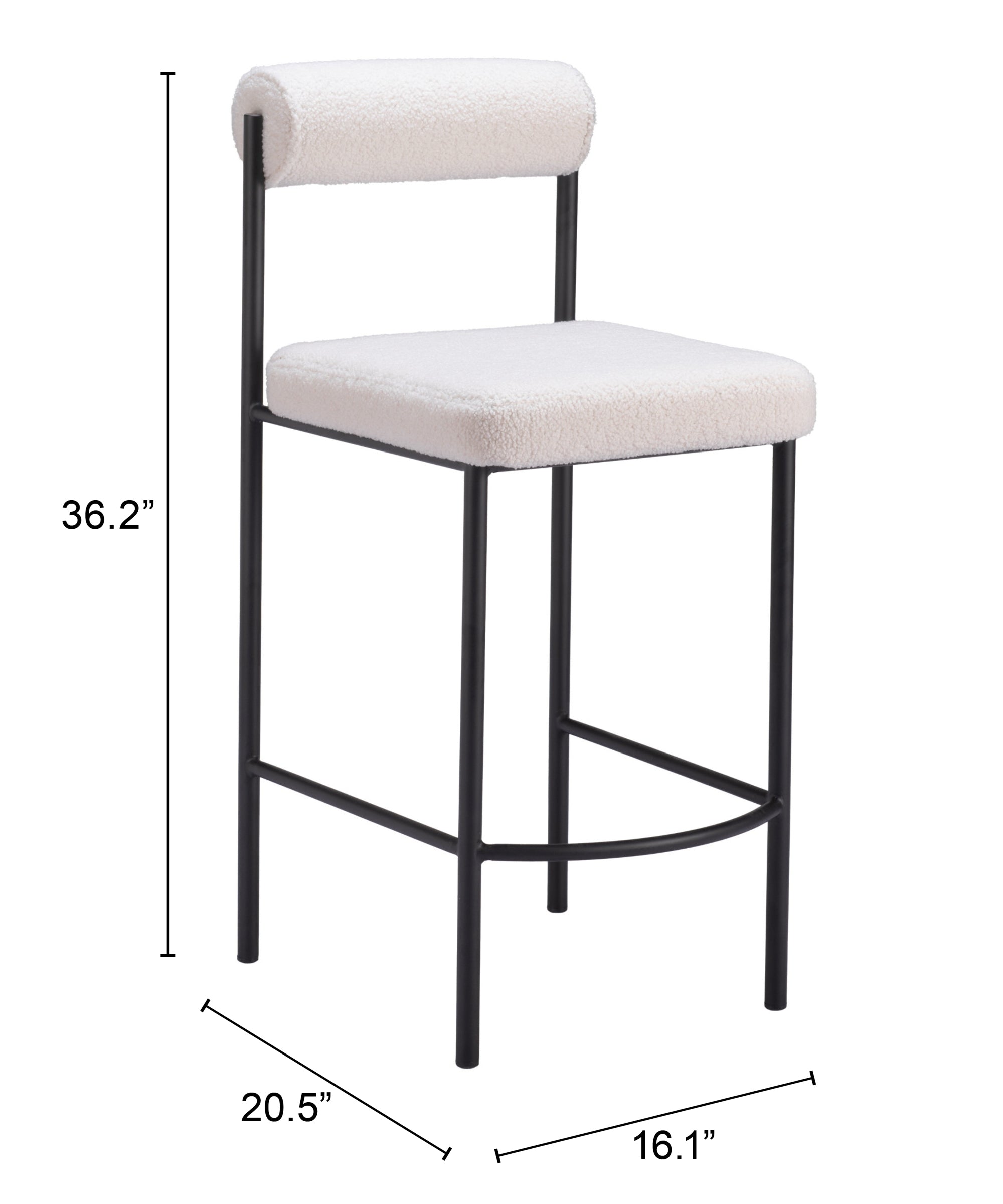 Livorno Counter Stool lvory