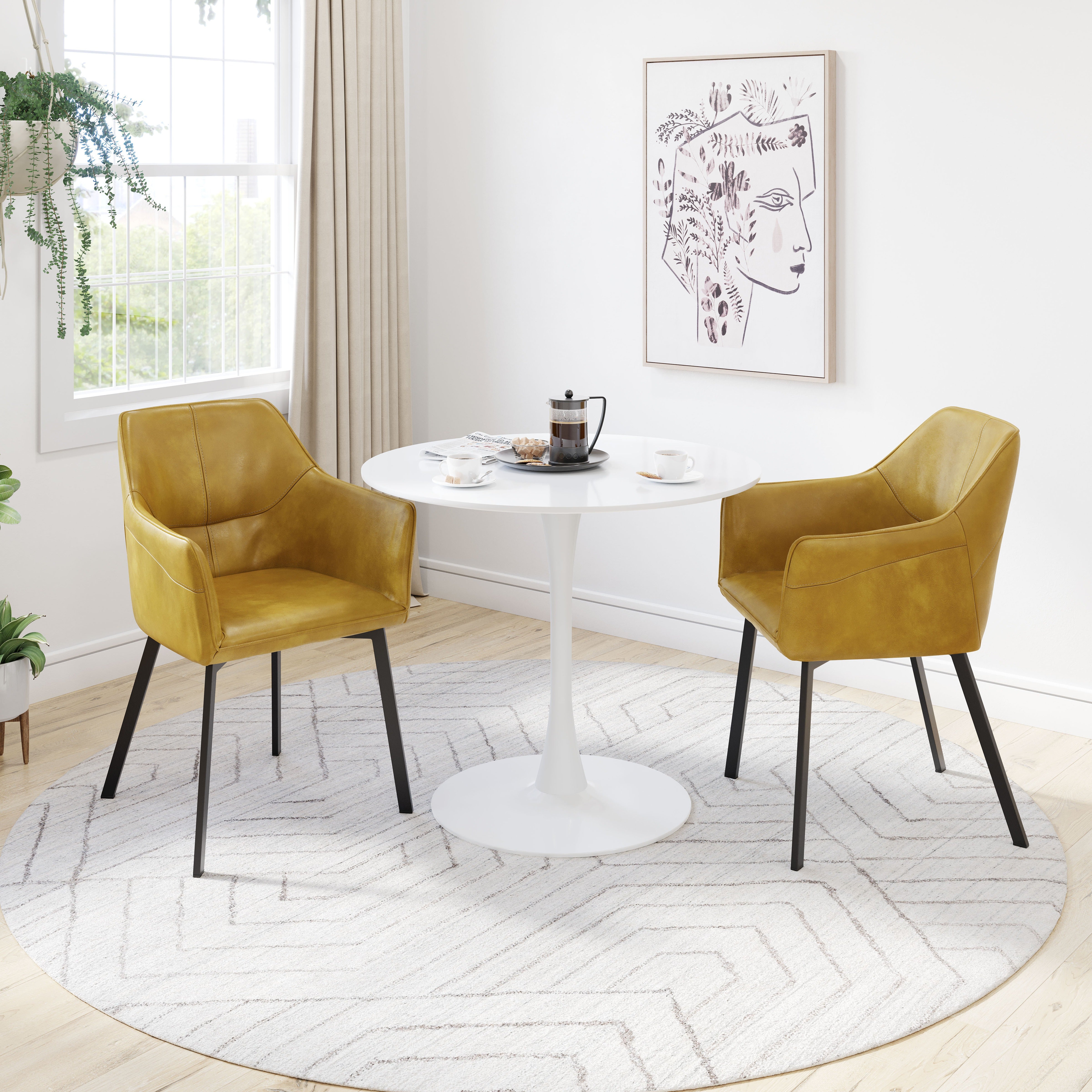 Loiret Dining Chair (Set of 2) Yellow