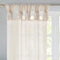 Twisted Tab Voile Sheer Window Pair