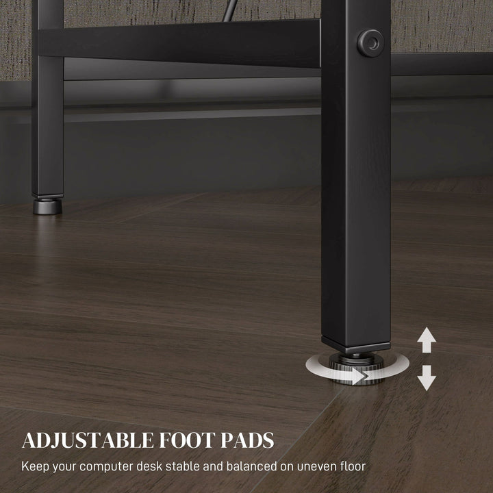 LumoEdge Reversible L-Shaped Desk