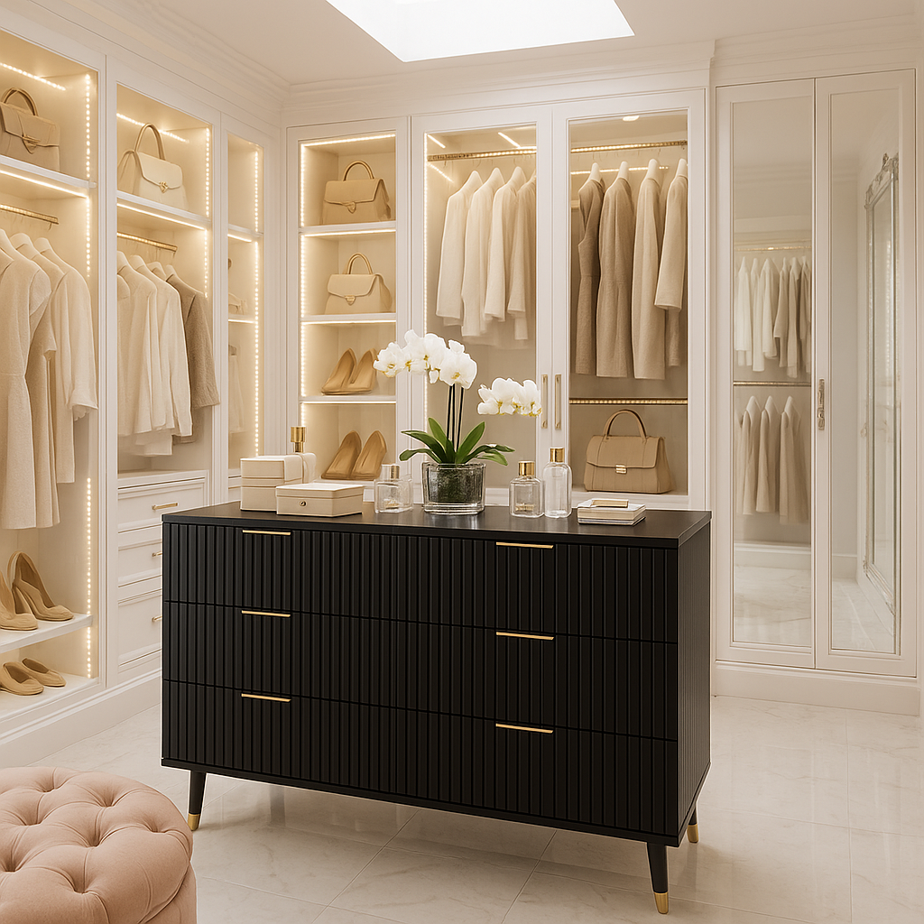Luxe Modern 7-Drawer Dresser