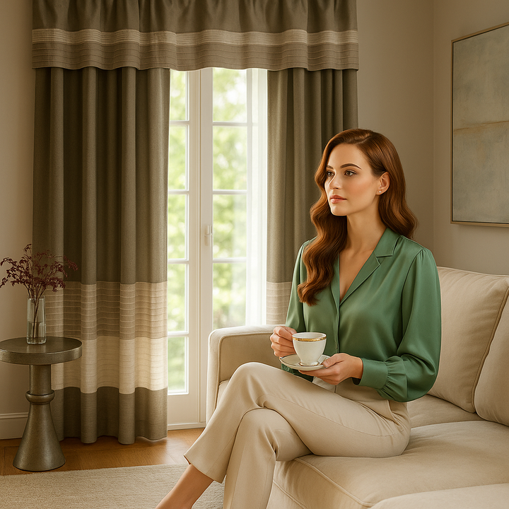 Luxe Polyoni Pintuck Statement Panel