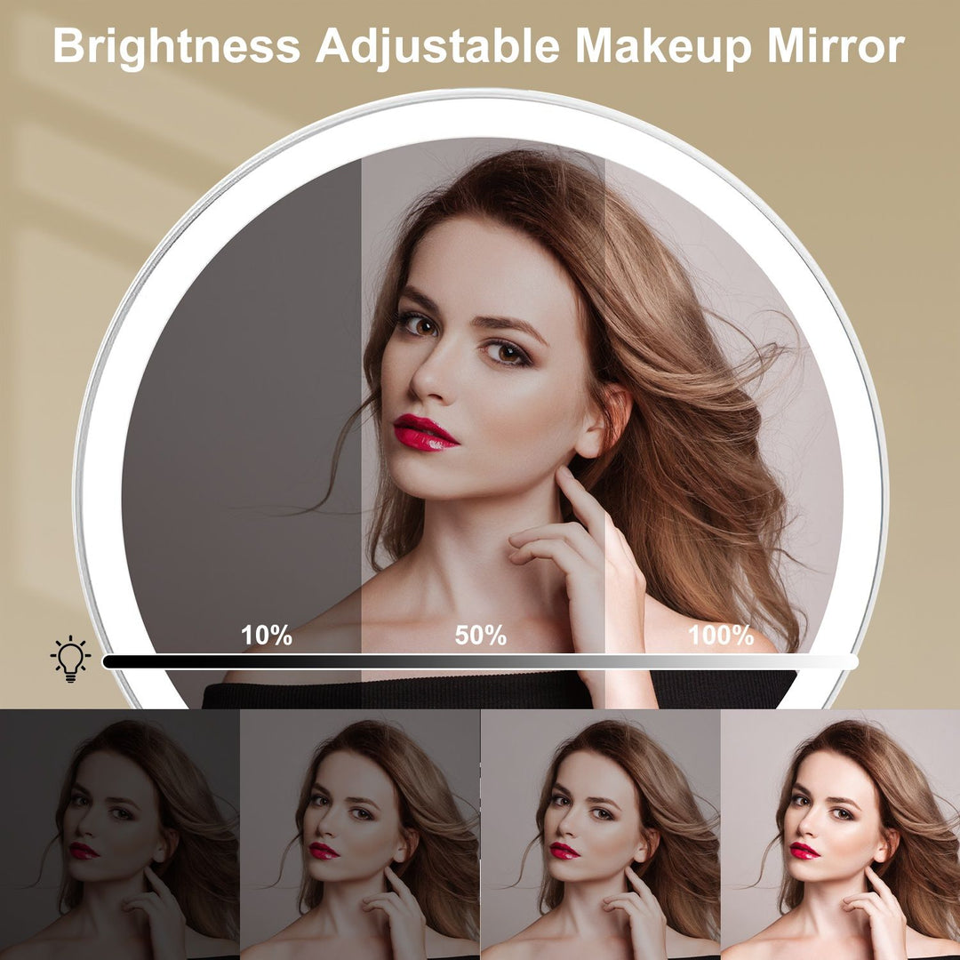 Magnifying LED Vanity Mirror