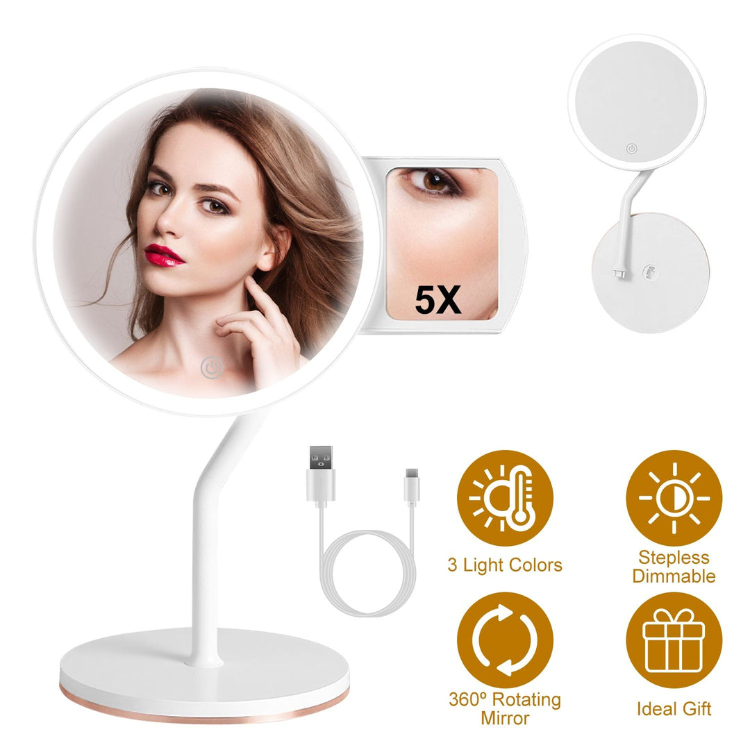 Magnifying LED Vanity Mirror