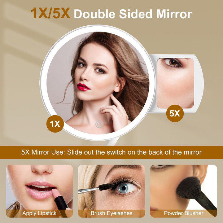 Magnifying LED Vanity Mirror