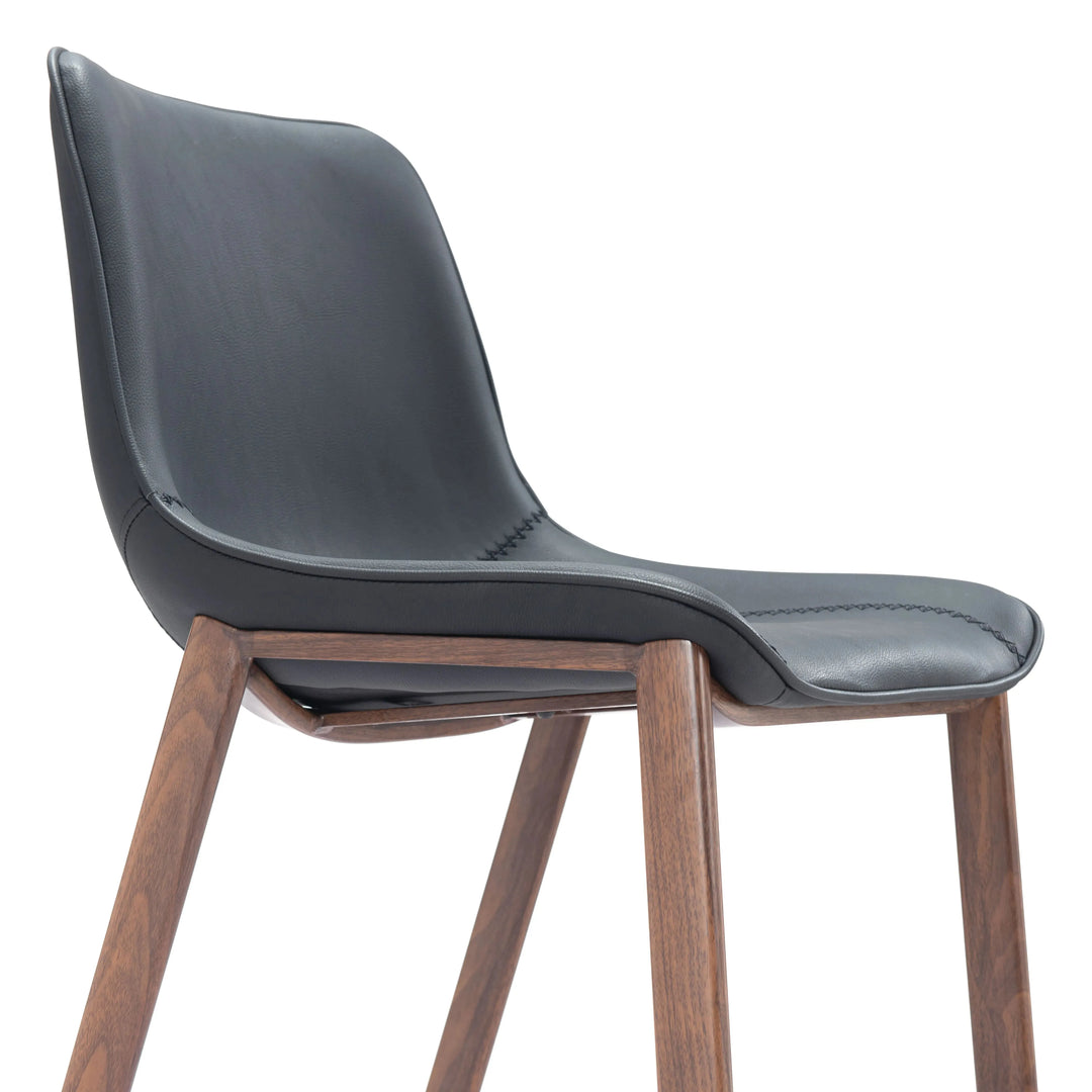 Magnus Barstool Black & Walnut