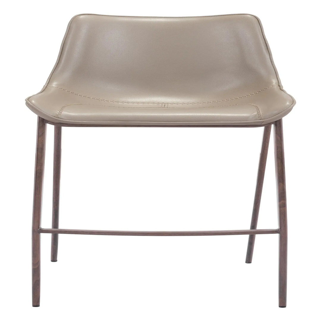 Magnus Barstool Brown & Walnut