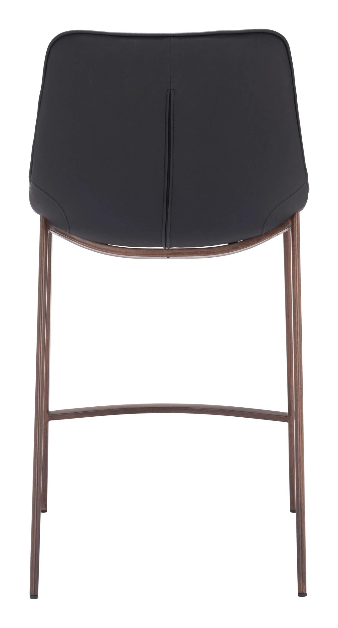 Magnus Counter Stool Black & Walnut