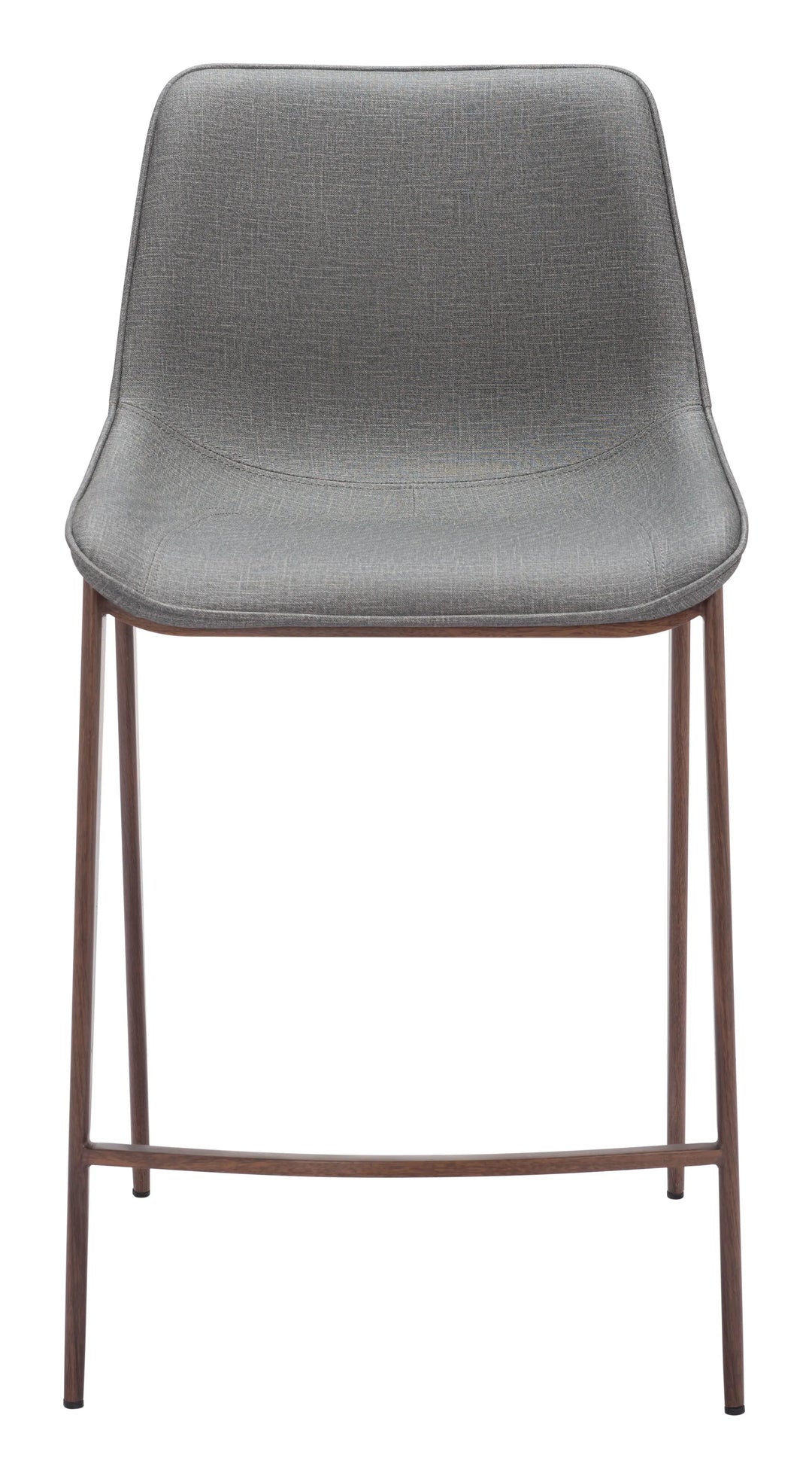 Magnus Counter Stool Slate Gray & Walnut
