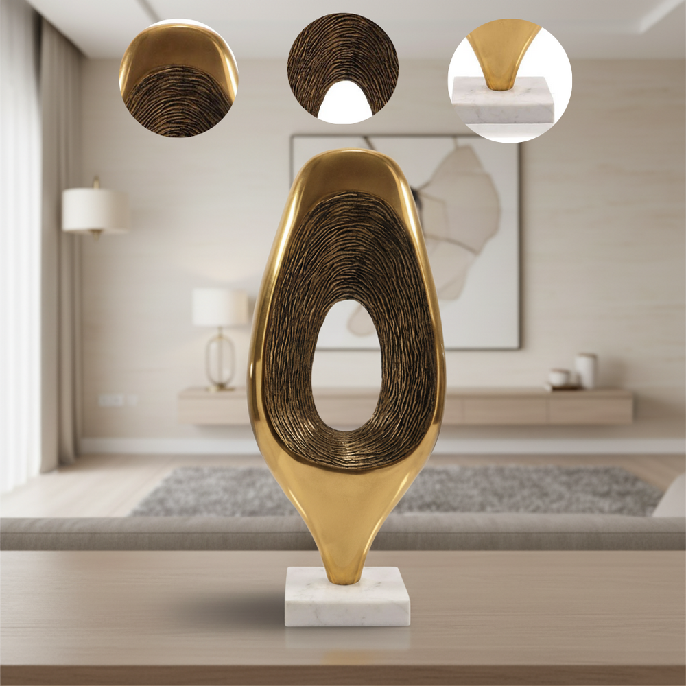 Marble Abstract Tabletop Sculpture