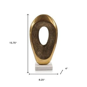 Marble Abstract Tabletop Sculpture